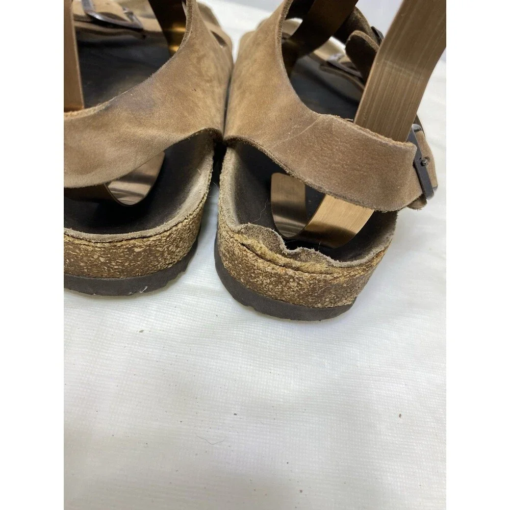 BIRKENSTOCK MENS MILANO LEATHER SANDAL CORK FOOTBED SIZE 6